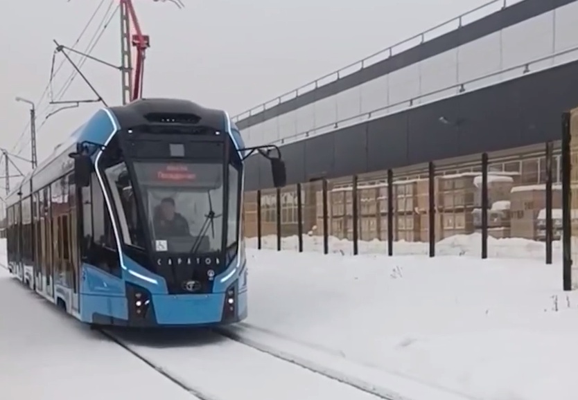 Девять новых трамваев «Витязь-М» проходят испытание перед оправкой в Саратов